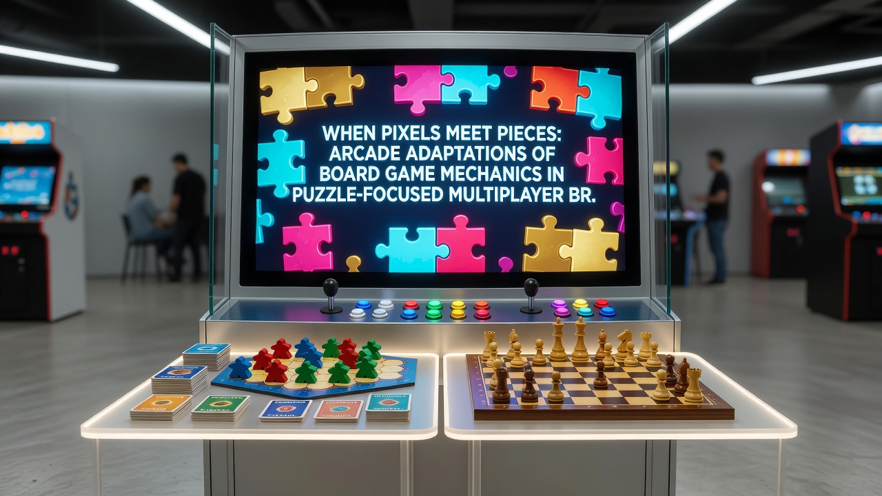 Group of players collaborating on a digital puzzle board in a browser-based multiplayer arcade game